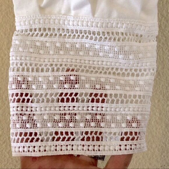 Rebecca Minkoff White Georgina Lace Trim Dress
Size Medium - Picture 9 of 12